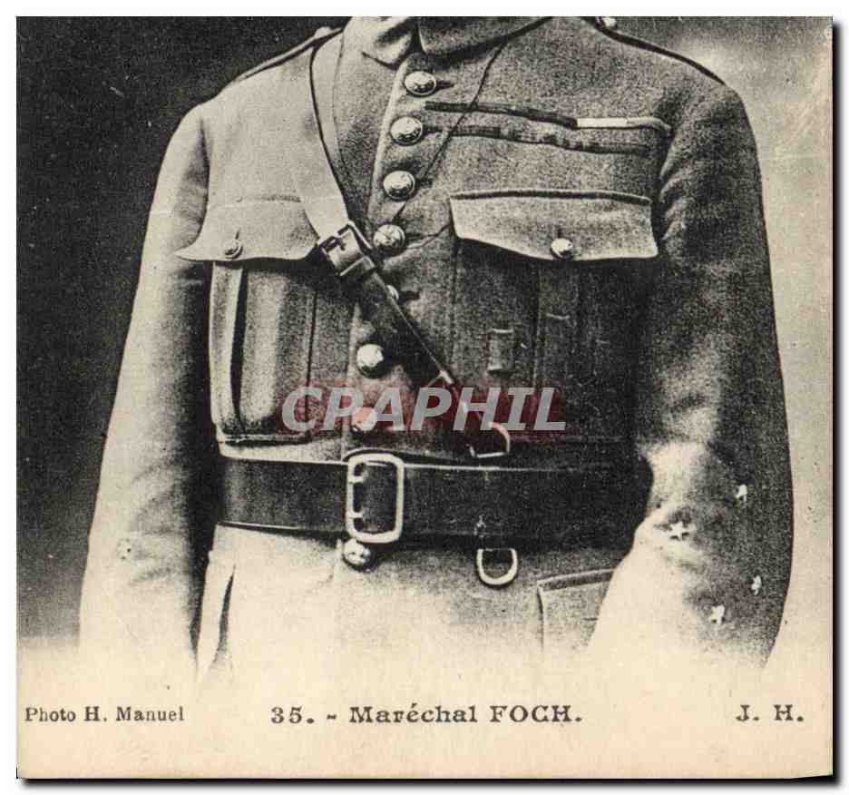 CPA Militaria Marechal Foch 