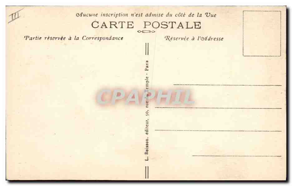 CPA Militaria Marechal Foch  — Verso