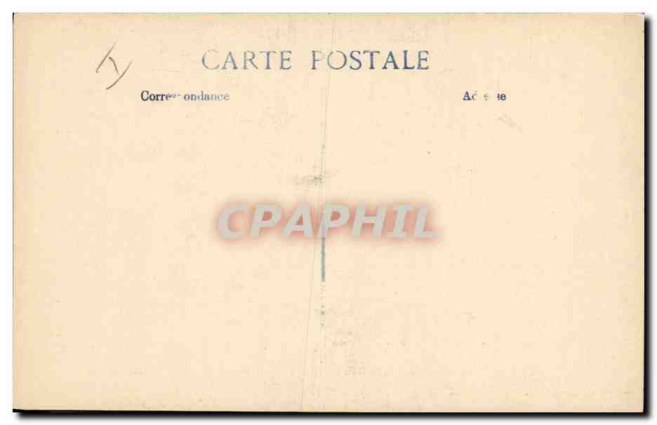 CPA Militaria General Foch  — Verso