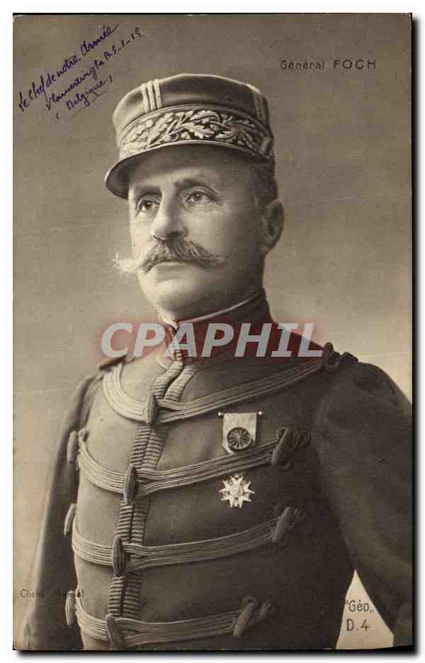CPA Militaria General Foch 