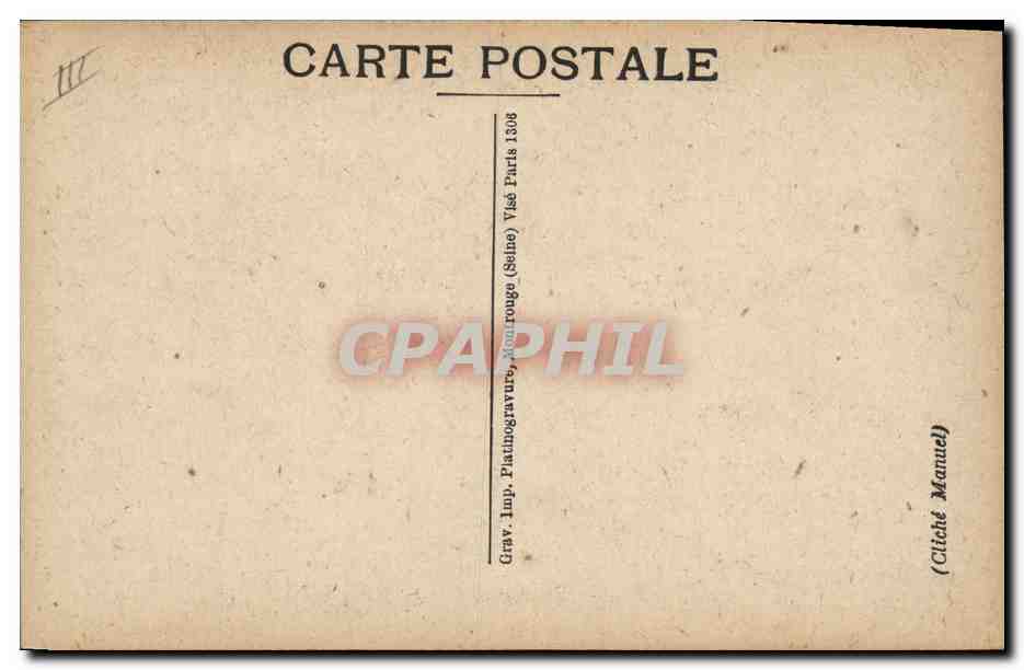 CPA Militaria Marechal Foch  — Verso