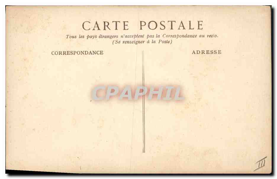 CPA Militaria General Foch  — Verso