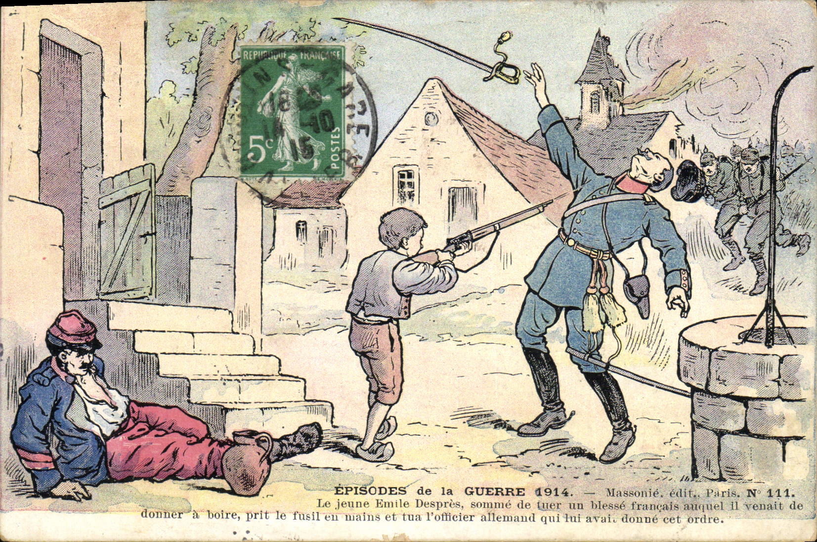 CPA Militaria Le jeune Emile Despres 