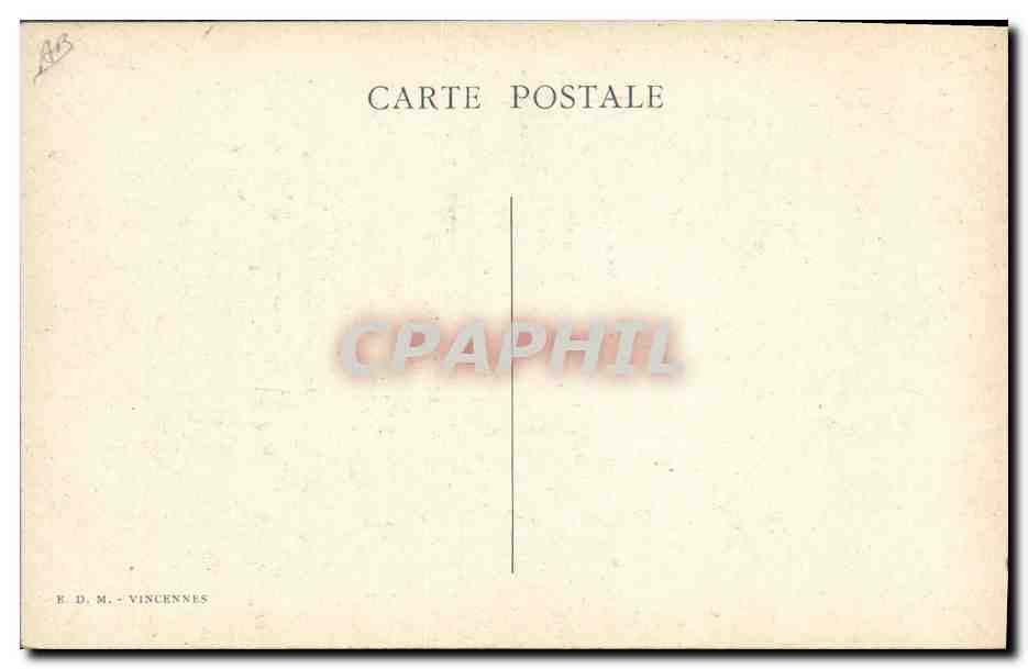 CPA Militaria Je suis foutu Cochon Porc  — Verso