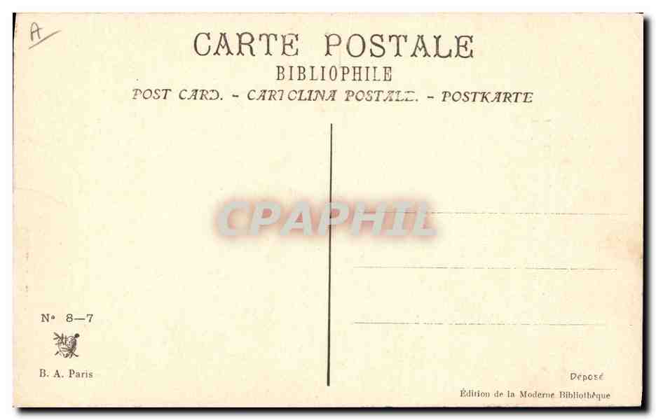 CPA Militaria Va clairon reveille reveille  — Rückseite