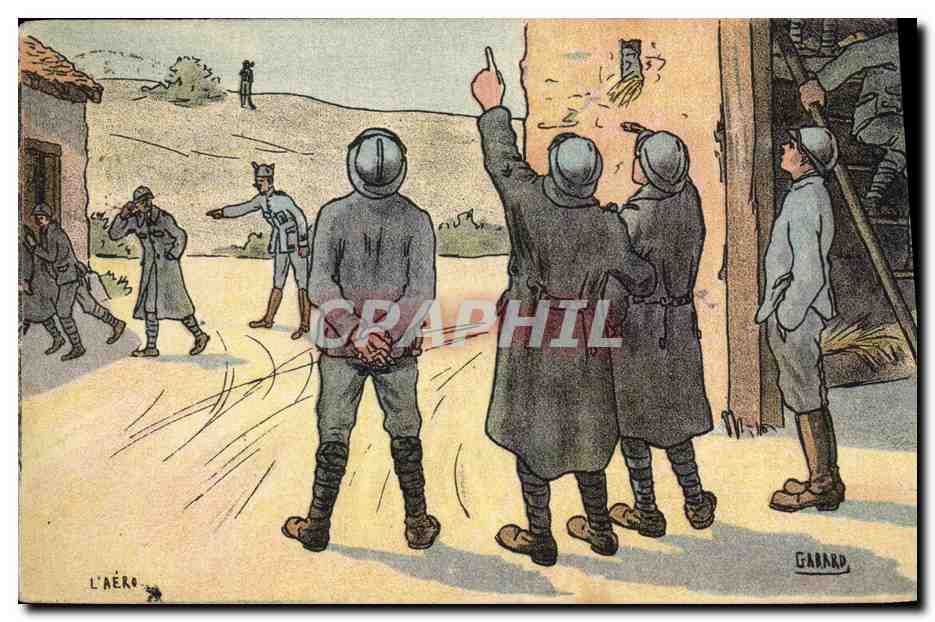 CPA Militaria L'aero 