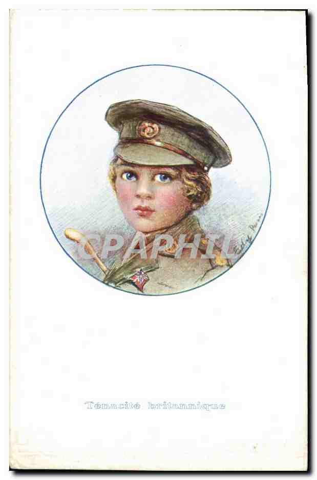CPA Militaria Tenacite britannique 