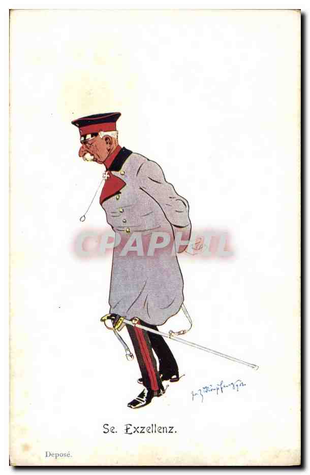 CPA Militaria Se Exzellenz 