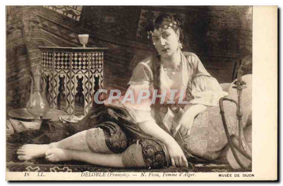 CPA Deloble Fissa Femme d'Alger musee de Dijon 