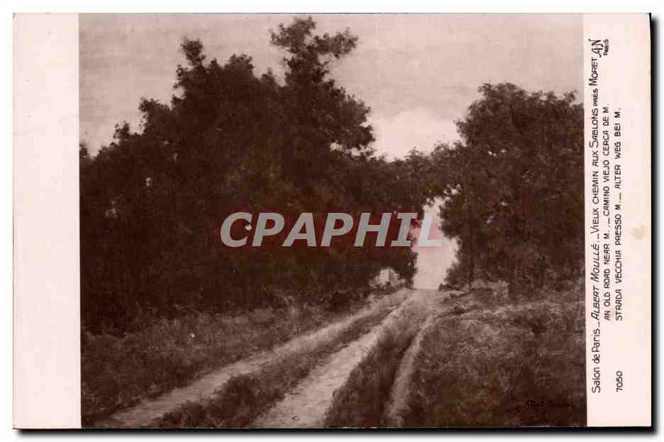 CPA Salon de Paris Albert Moulle Vieux chemin aux Sablons pres Moret 