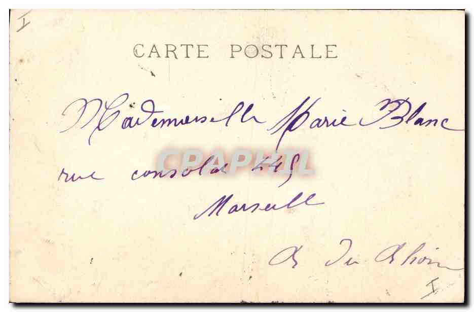 CPA Salon 1905 Dupain Redevances dues et redevances convoitees  — Verso