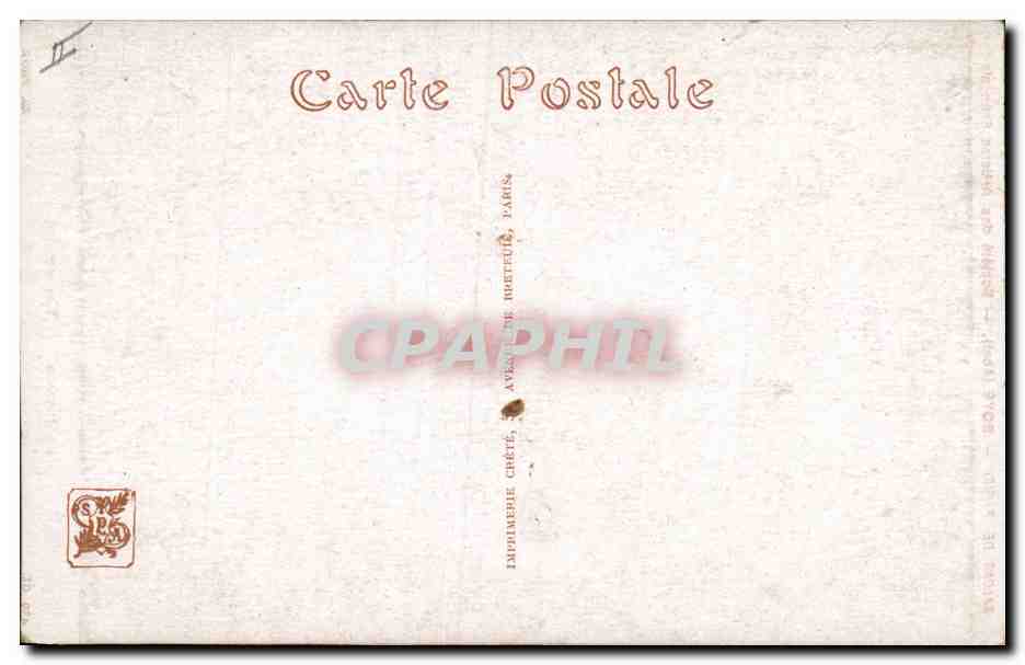 CPA La jonchee Salons de Paris Boye — Verso
