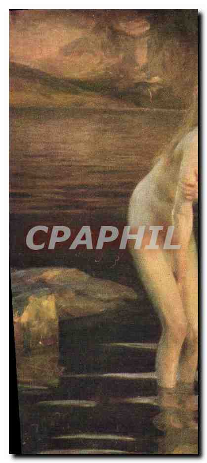 Femme nue au bord de l'eau — œuvre de P. Chabas — Musée du Luxembourg