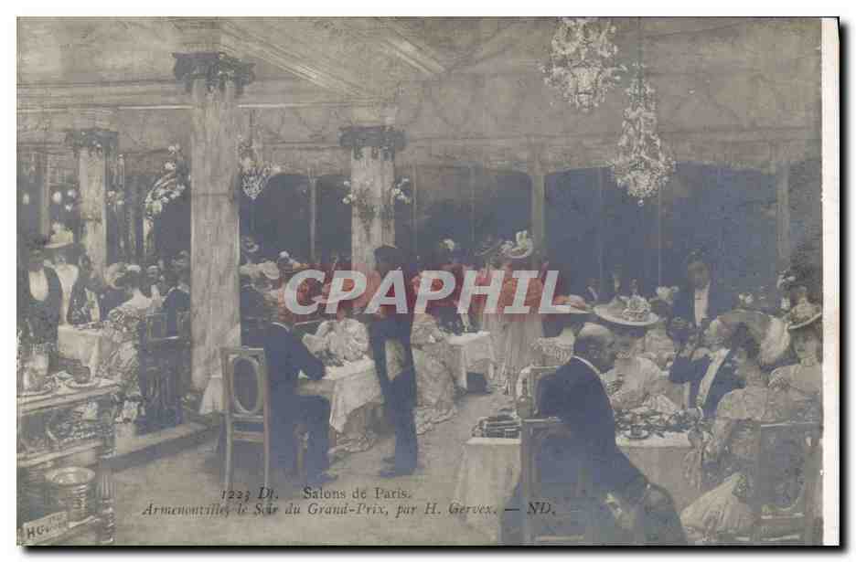 CPA Salons de Paris Armenonville le soir du grand prix Gervex 