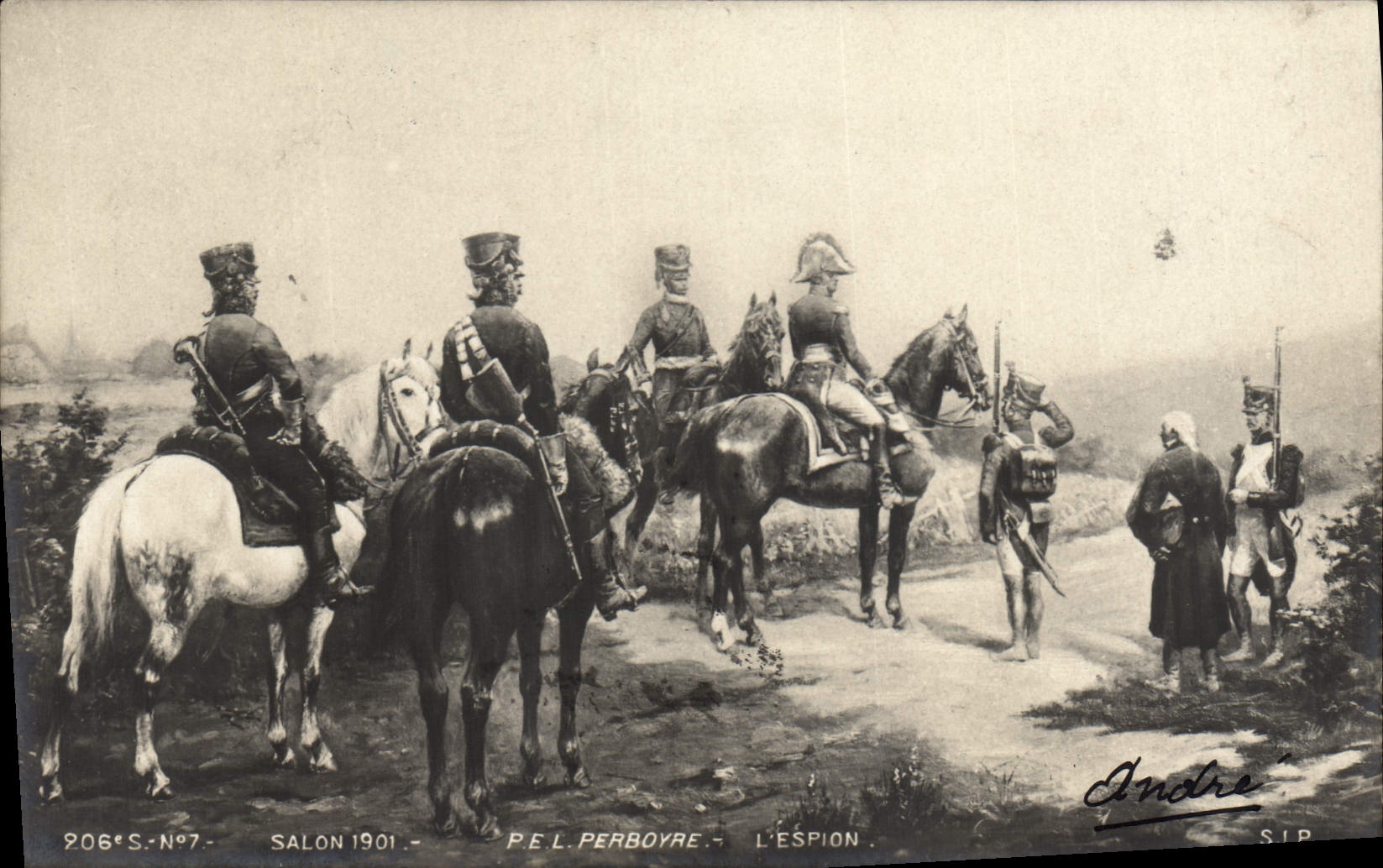 CPA Salon 1901 Perboyre L'espion 