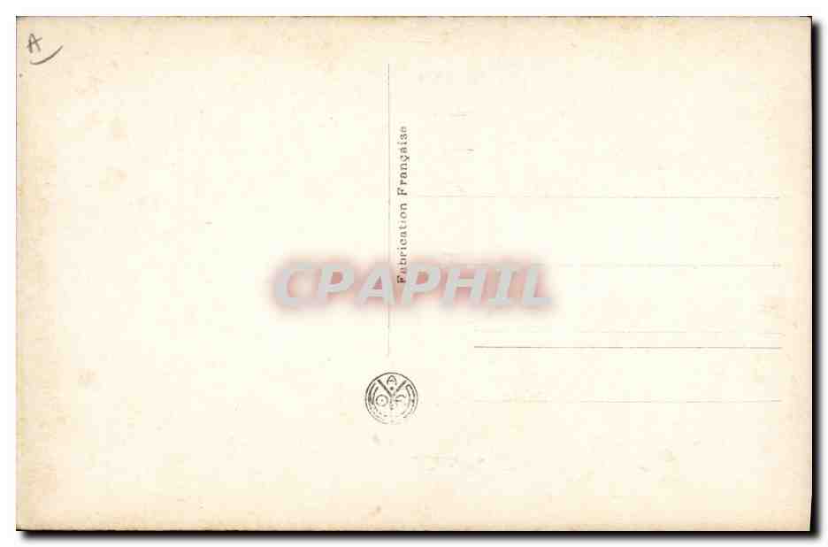 CPA Folklore La Chartraine — Verso