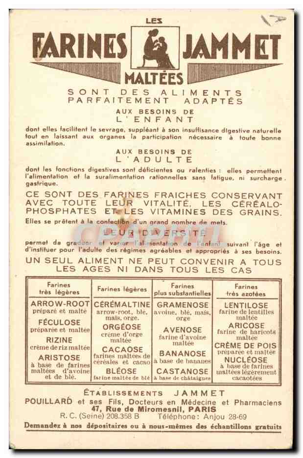 Les Vieilles Provinces de France — La Saintonge — Édité par les Farines Jammet — Reverso