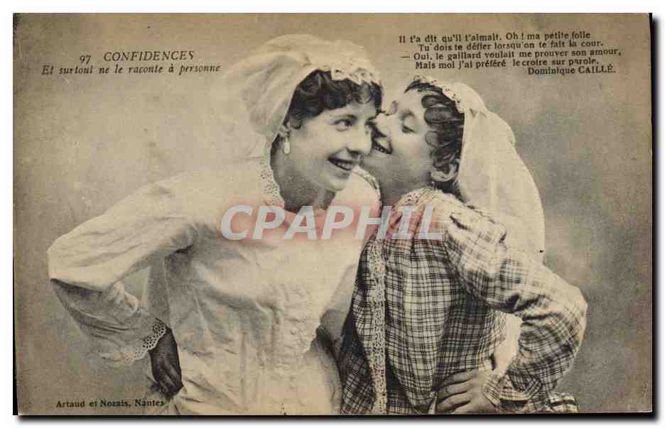 CPA Folklore Confidences 