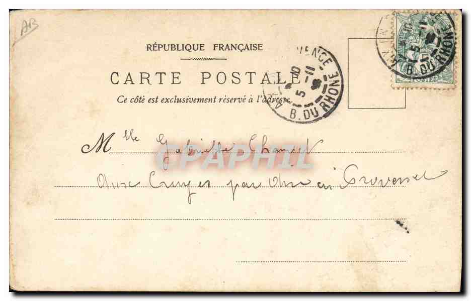 CPA Folklore Le Poitou  — Verso