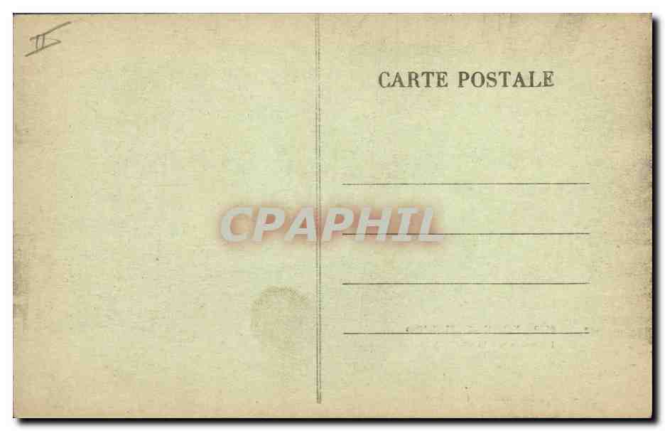 CPA Folklore Auvergne  — Verso