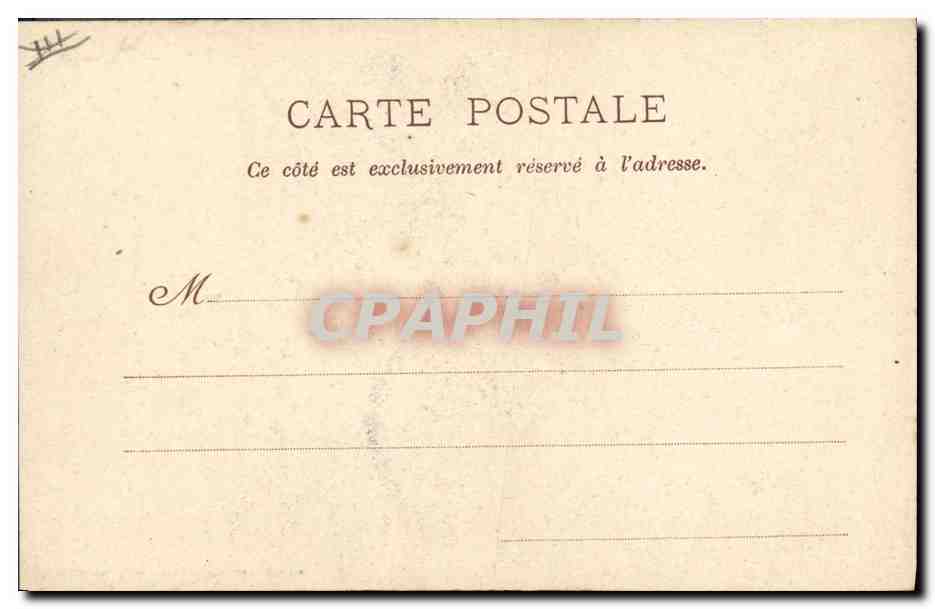 CPA Folklore Paysans  — Verso