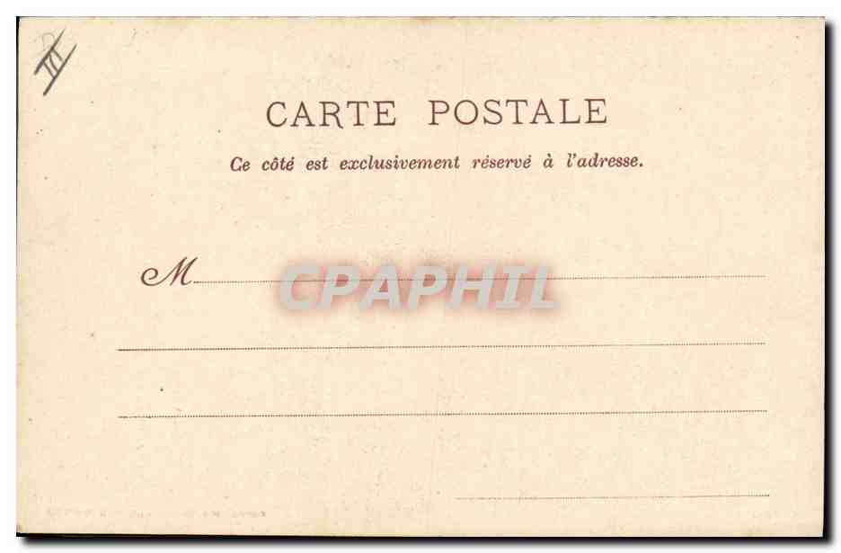 CPA Folklore Paysans  — Verso