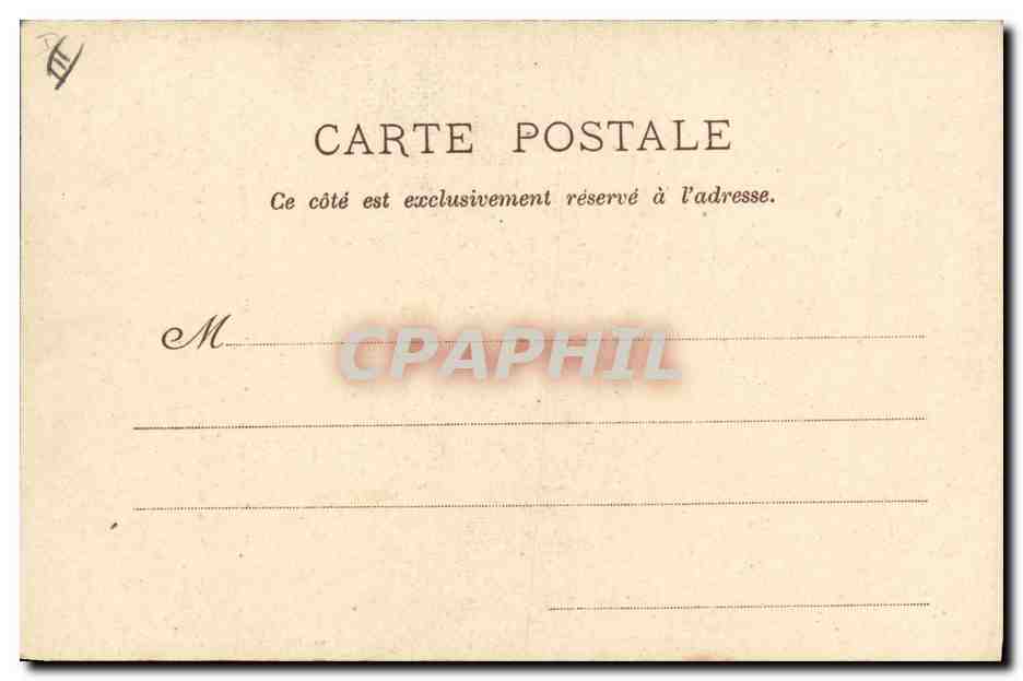 CPA Folklore Paysans  — Verso