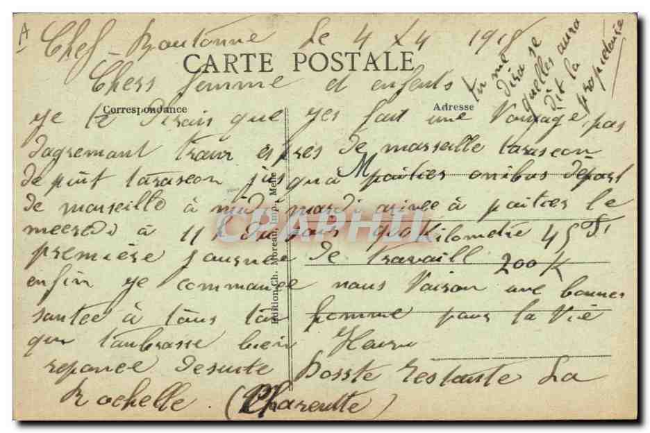 CPA Folklore En Poitou Jeune fille de la Mothe Saint Heray Deux Sevres  — Verso