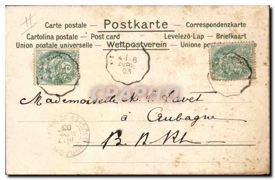 CPA Fantaisie Illustrateur Enfant  — Rückseite