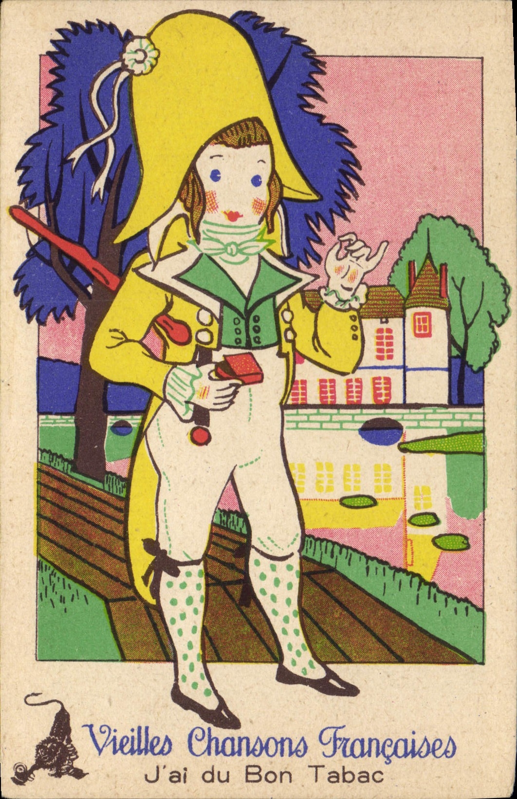 CPA Fantaisie Illustrateur J'ai du bon tabac 