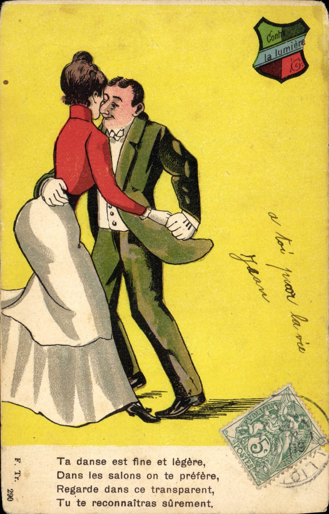 CPA Fantaisie Illustrateur Femme Danse 