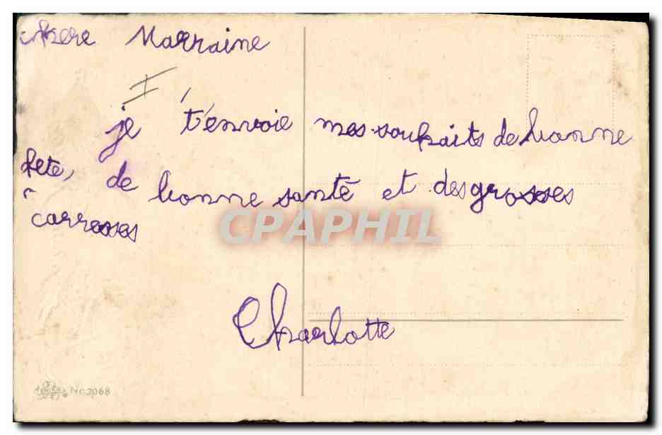 CPA Fantaisie Illustrateur Enfant  — Rückseite