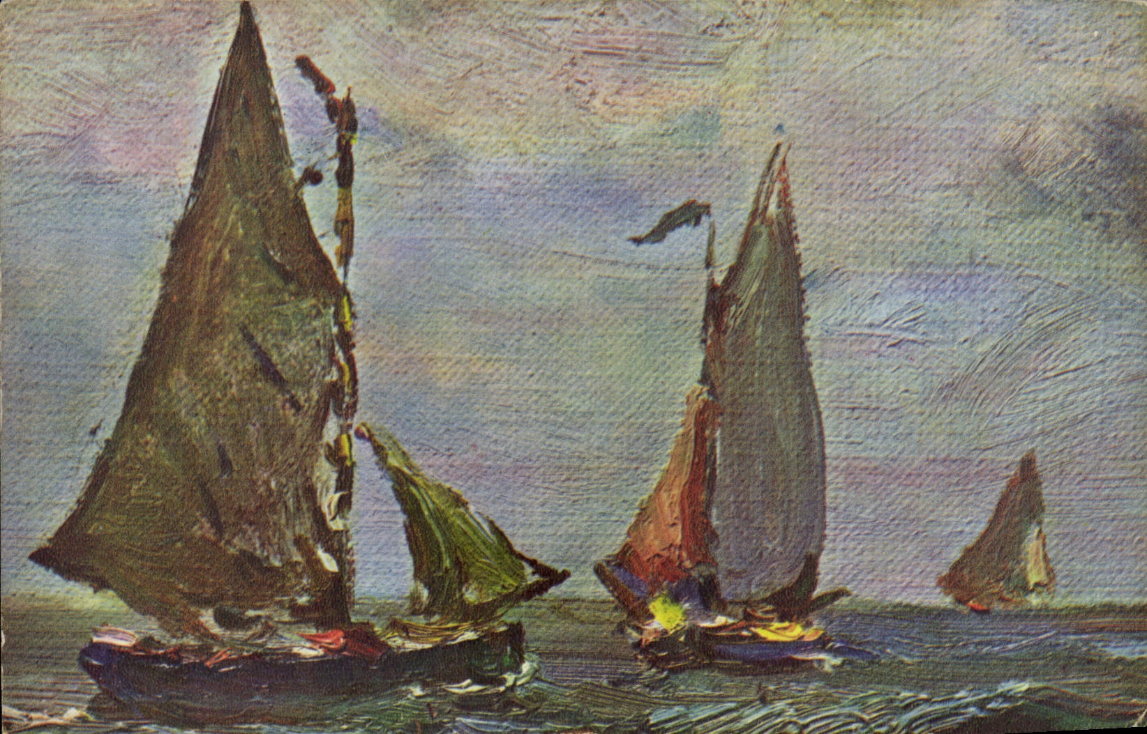 CPA Fantaisie Illustrateur Bateau 