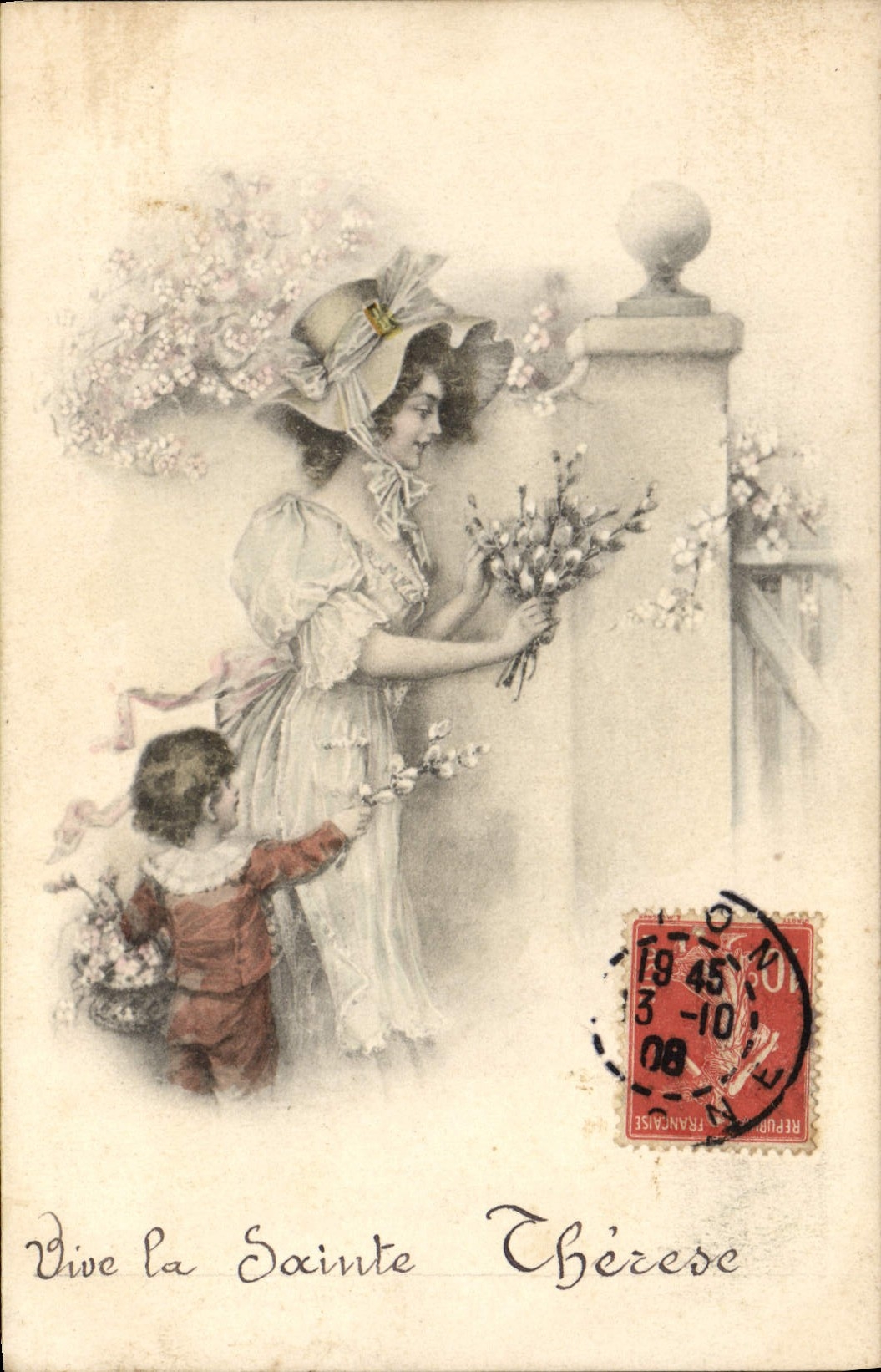 Fête de la Sainte Thérèse — Éditeur inconnu, série 1262
