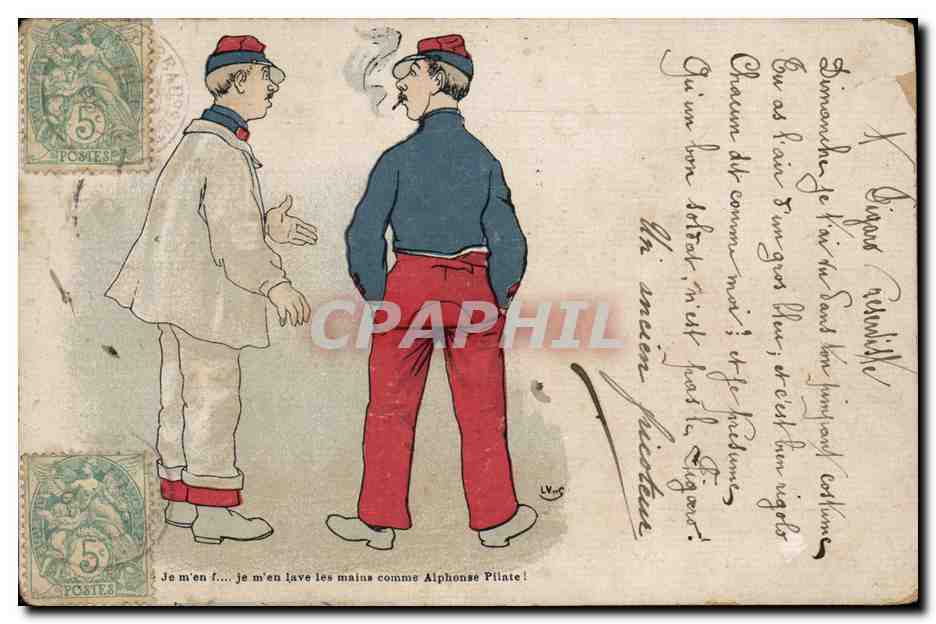 CPA Fantaisie Illustrateur Militaria 
