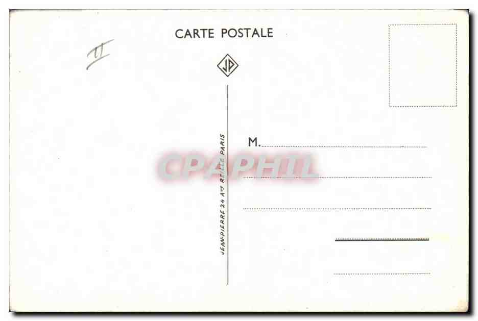 CPA Fantaisie Illustrateur Ile de France  — Rückseite