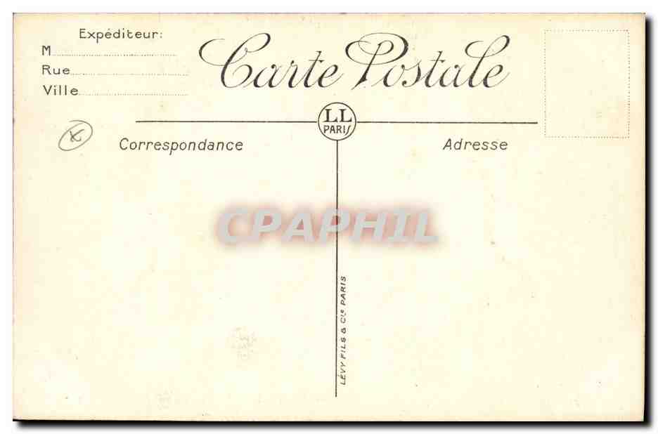 CPA Casino de la Foret Salle de jeu des petits chevaux Le Touquer Paris Plage  — Rückseite