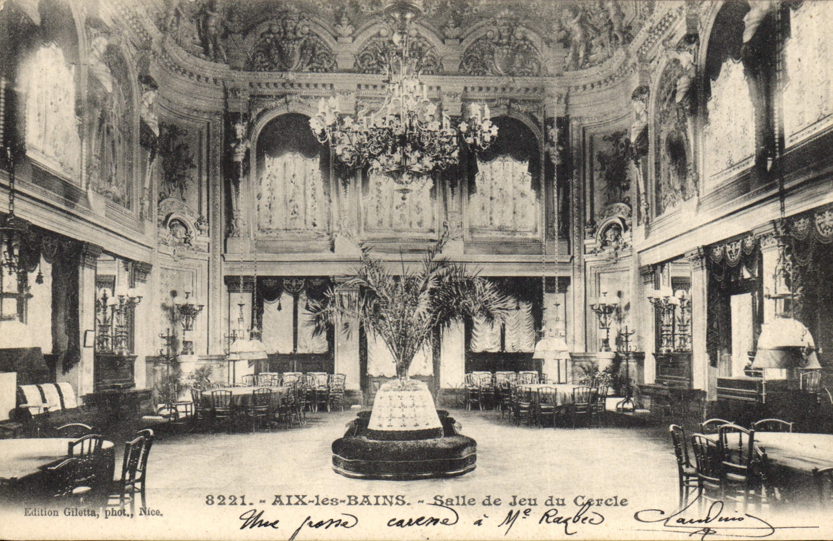 CPA Casino aix les Bains Salle de jeu du Cercle 