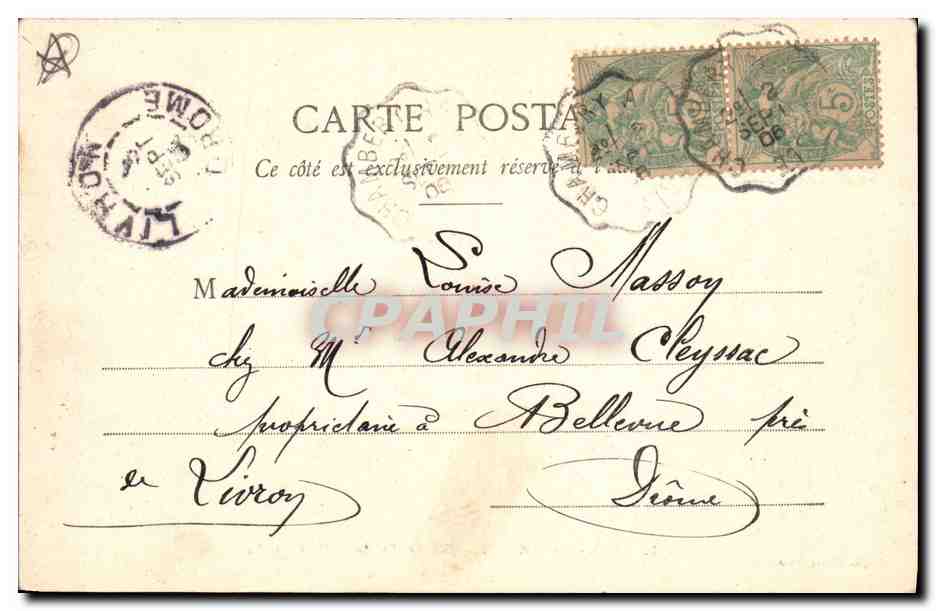 CPA Casino aix les Bains Salle de jeu du Cercle  — Rückseite