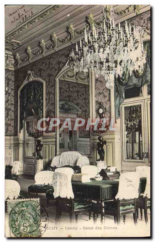 CPA Casino Vichy Salon des Dames