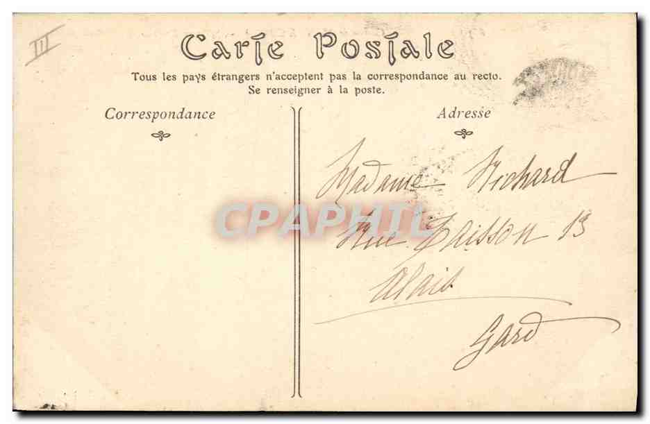 CPA Casino Monte Carlo Salle de roulette — Rückseite