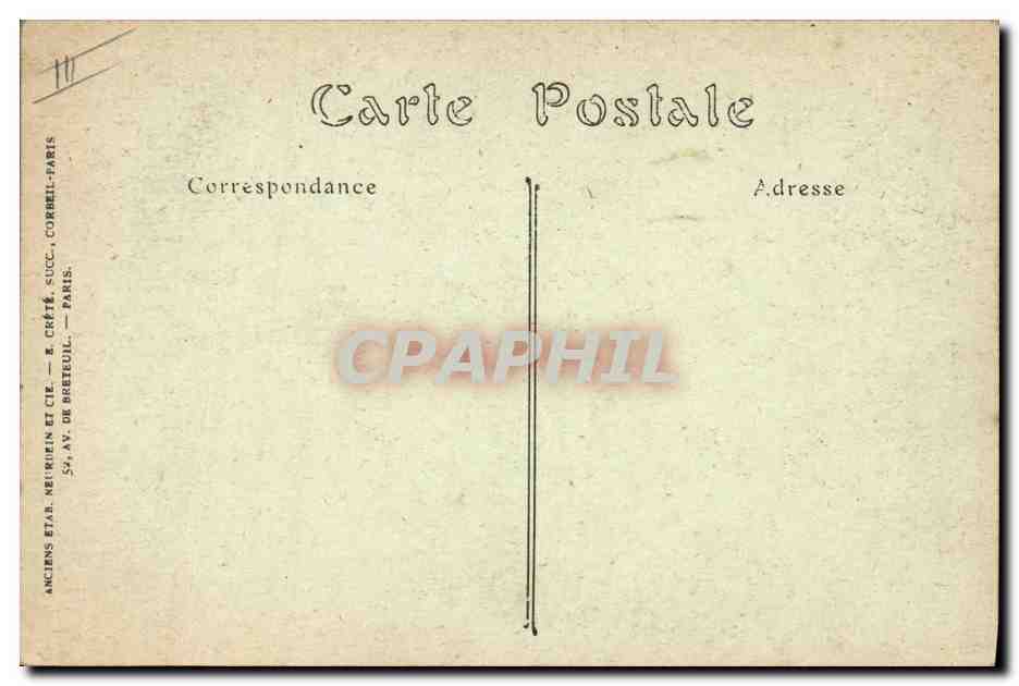 CPA Casino Monte Carlo Salle Schmitt Table de roulette — Verso