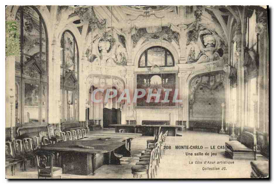 CPA Casino Monte Carlo Une salle de jeu