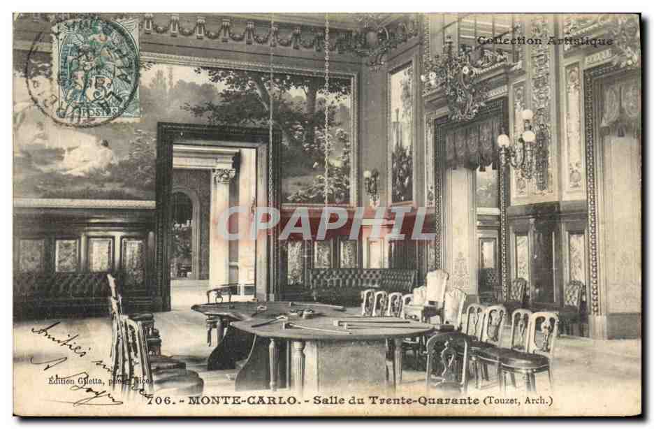 CPA Casino Monte Carlo Salle du Trente Quarante