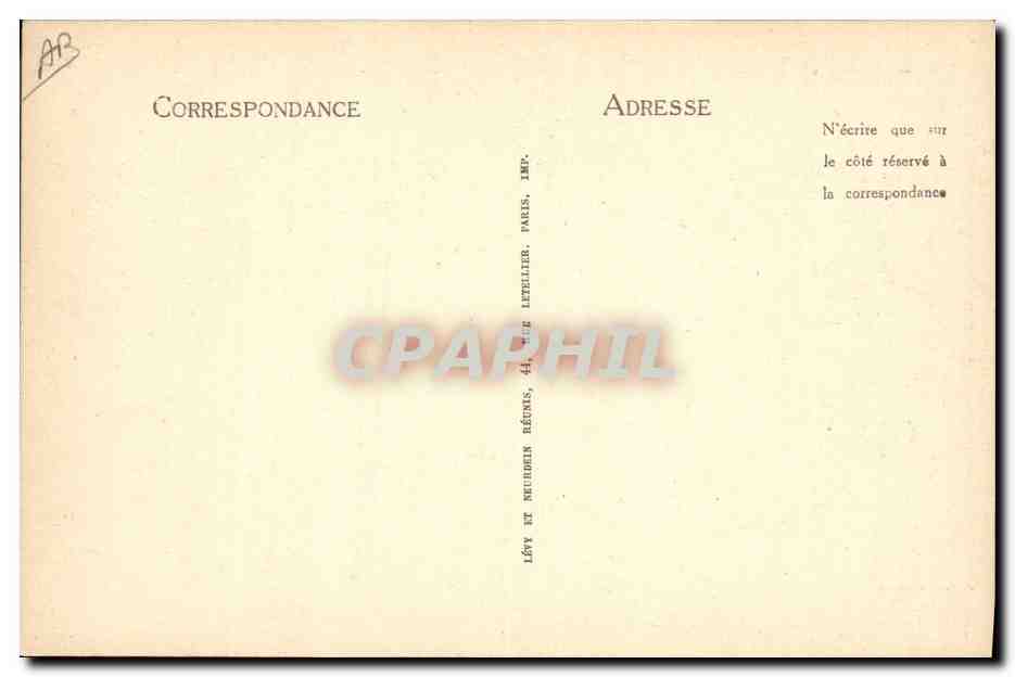 CPA Casino Monte Carlo Tableau du Trente & Quarante — Rückseite