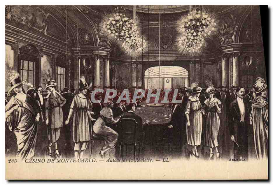 CPA Casino Monte Carlo Autour de la roulette