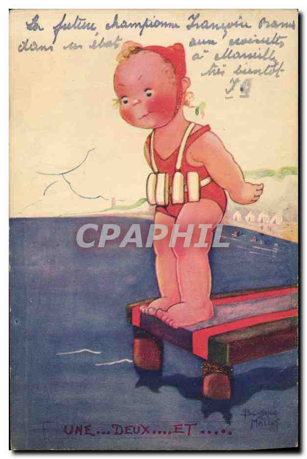 Enfant champion français — saut à la mer — éditeur Boniface Mallot, n°4