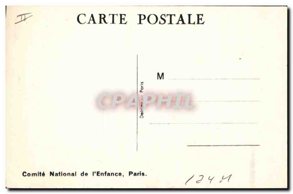 CPA Fantaisie Illustrateur Enfants Beatrice Mallet Petite maman  — Rückseite