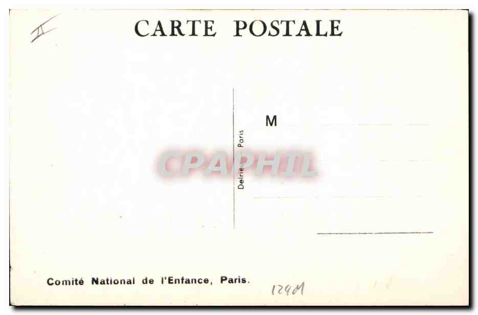 CPA Fantaisie Illustrateur Enfants Beatrice Mallet A qui le tour Chien  — Verso