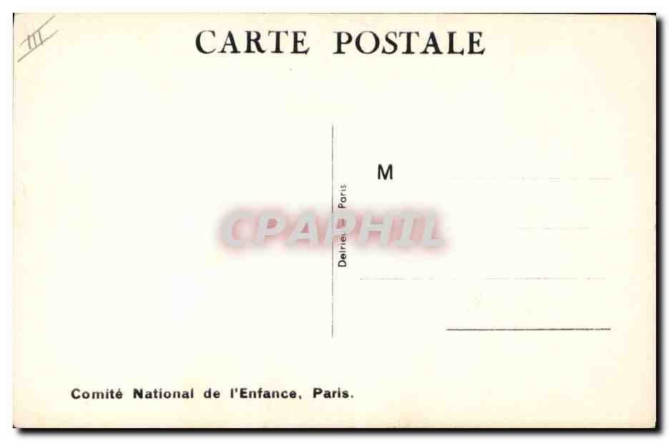 CPA Fantaisie Illustrateur Enfants Beatrice Mallet Petite maman  — Rückseite